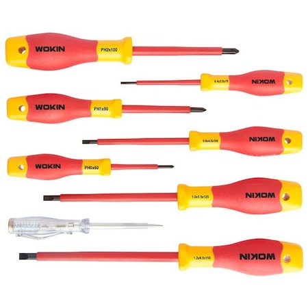 Wokin Vde 8Pcs Insulated Screwdrivers Set Premium Line 562908